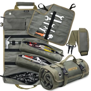 Tool Bags, Heavy Duty Tool Roll Up Bag for Men, Gifts for Men Dad Husband Him... - Bild 1 von 9