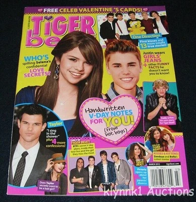 Tiger Beat Magazine March 2012 One Direction Big Time Rush Selena Justin Bieber Foto 1 de 4