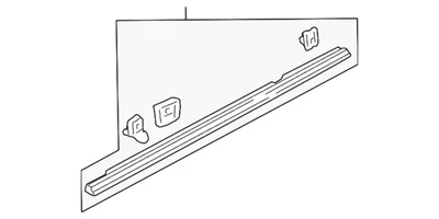 Nueva moldura de puerta genuina Honda OEM 72910S5DA12 Foto 1 de 4