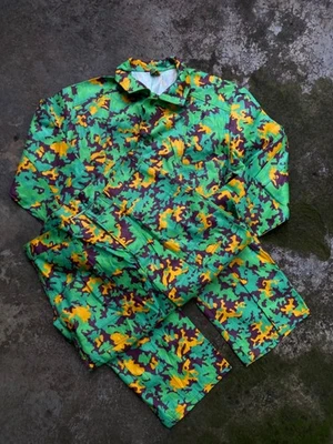 Vintage Rarest 60s 70s European Ussr camoflage military hunting army suit - Image 1 of 4