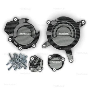 For CF-Moto 250NK 250SR 250CL-X 2022-2024 Carbon Fiber Engine Protection Cover - Picture 1 of 3