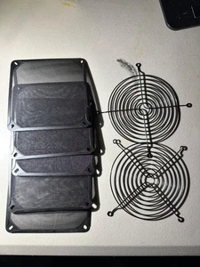 5pcs 200mm filter grill pc case fan static electricity + 2pcs 200mm fan grill - Zdjęcie 1 z 1