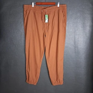 Wilit Hose Damen 3X Jogginghose Leinen Baumwollmischung Komfort Leicht Rost Neu - Bild 1 von 8