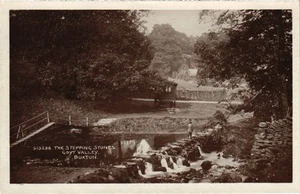 PC DERBYSHIRE BUXTON ESCALONES GOYT VALLEY FOTO REAL INGLATERRA (u15108) - Imagen 1 de 2