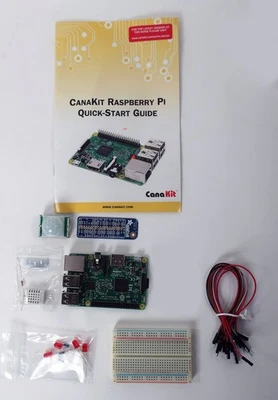 Raspberry Pi 3 Model B Quad Core CPU 1gb RAM WiFi & Bluetooth 4.1 + Accessories - Image 1 of 3