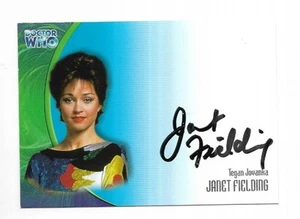 2002 Doctor Who Definitive Series 3 ~Autograph Card AU17 Janet Fielding ~ - Picture 1 of 2