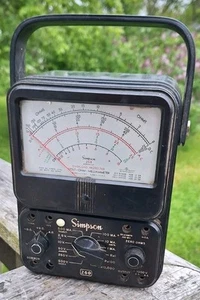 Modelo Vintage Simpson 260 Voltios-Ohm-Milámetro Serie 6P - Imagen 1 de 7