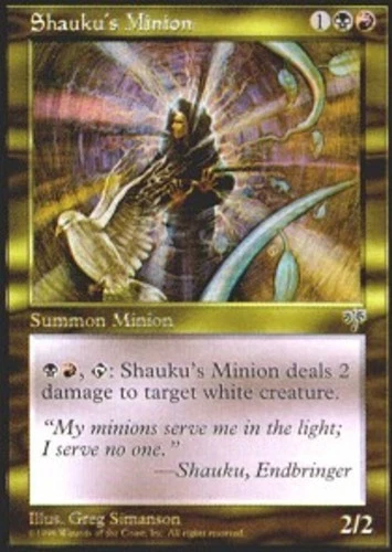 Shauku's Minion - Mirage # MTG Magic The Gathering - Image 1 of 1