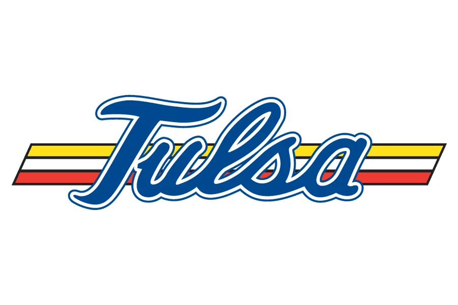 Tulsa Golden Hurricane 3x5 ft College NCAA Retro White Logo Flag / Banner - Image 1 of 1