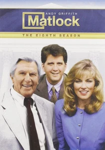 Matlock: Season 8 (DVD) Andy Griffith Julie Sommars David Froman Daniel Roebuck - Picture 1 of 4