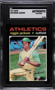 1971 Topps #20 Reggie Jackson Authentic "COLOR ADDED" - Picture 1 of 2