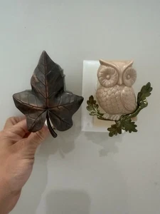 Bath & Body Works Bronze Leaf & Owl FALL  Scent Control Wallflower Plug - Picture 1 of 3