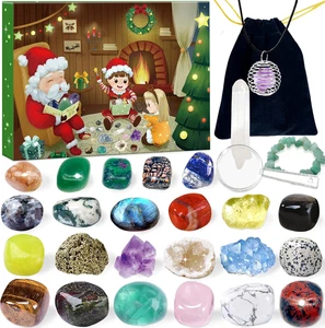 Calendario de Adviento 2024 Cristales para Niños con 24 Días Cuenta Regresiva de Navidad, 24 Nat - Imagen 1 de 7
