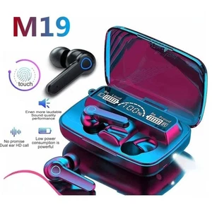 Intelligent Touch Control TWS Earphones Wireless Bluetooth Headphones Travel - Picture 1 of 12