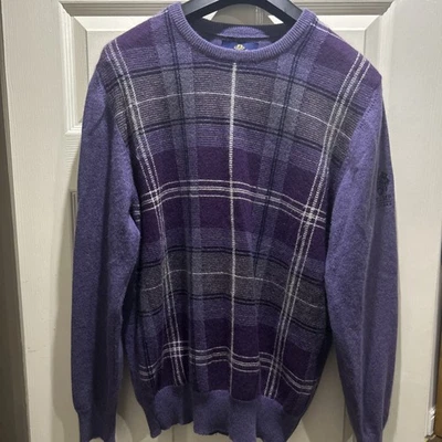 PETER SCOTT Trump Scotland Argyle Pullover Gr. XL Wolle Angora Golf - Bild 1 von 4