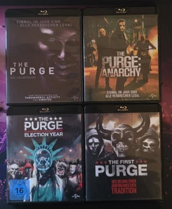 The Purge 1-4  Blu-Ray schwarze Hülle neuwertig - Bild 1 von 1