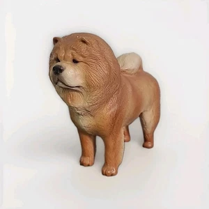 Vintage North Light UK Golden Chow Chow Hund Heavy Resin Figur 1987 - Bild 1 von 16