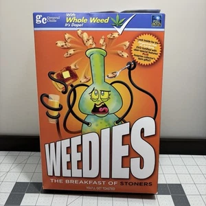 Weedies Cereal Box Empty Horror Full Moon Features Nookie Crisp General Chills - Picture 1 of 13