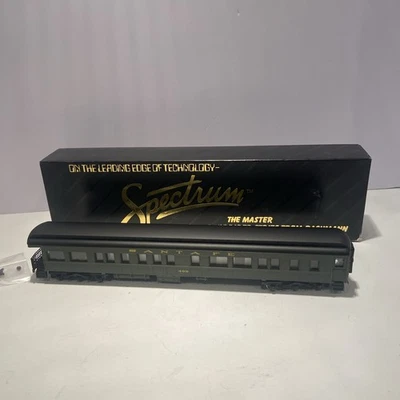 HO Observation Car Santa Fe #407 Bachmann Spectrum 89316 Lighted - Image 1 of 4