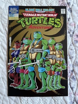 Sharp 1993 Archie Comics Teenage Mutant Ninja Turtles Adventures 50 w/ Poster - Image 1 of 4