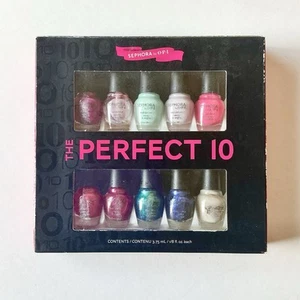 Sephora by OPI Nail Polish *The Perfect 10* New boxed set of 10 minis *PLZ READ* - Picture 1 of 2