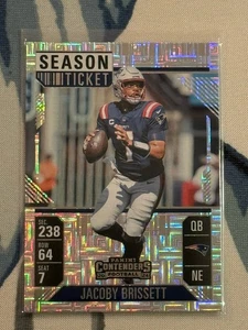 2024 Panini Contenders Jacoby Brissett Mojo Prizm - #67 - New England Patriots - Picture 1 of 2