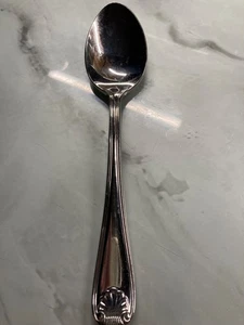Gorham shell stainless flatware Serving Spoon, 8 7/8”, shiny, Loose Flatware - Picture 1 of 2