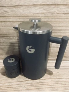 Coffee Gator Insulated Stainless Steel French Press Manual Maker Dark Grey 34oz  - Picture 1 of 5