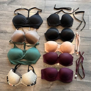 Victoria's Secret & VS Paket 9 BHs Pink Größe 34D Mehrfarbig - Bild 1 von 9