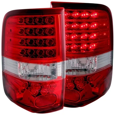 Luz trasera LED izquierda y derecha roja y cromada Anzo 311022 para Ford F-150 04-2008 Foto 1 de 3