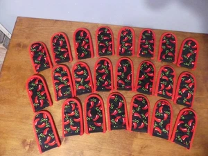 Lot 23 New Unused Chili's Restaurant Chili Pepper Pan Handle Holders - Picture 1 of 6