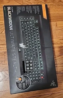 Razer BlackWidow Ultimate Mechanical Gaming Keyboard Green LED Switches & Mouse  - Image 1 of 4