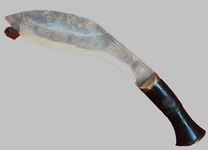 India Kukri Gurkha Fixed Blade/Knife/Blade w/Leather Sheath Horn Handle 4 pcs - Picture 1 of 13