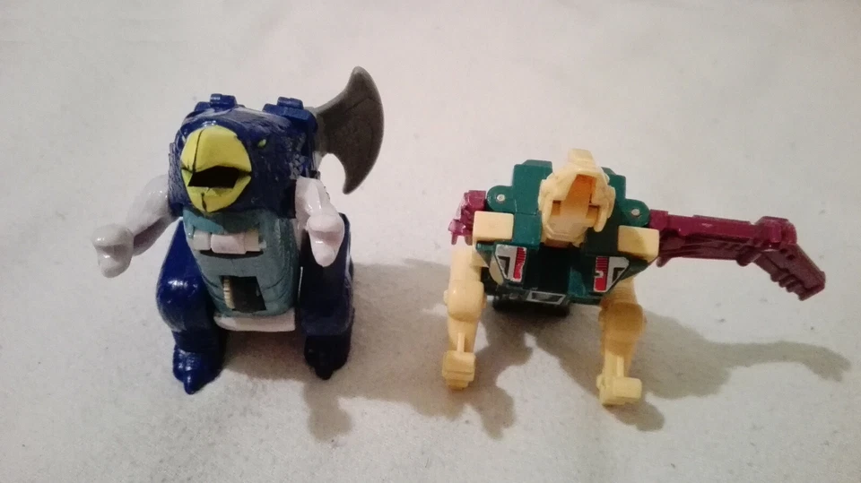 1987 GOBOTS BIRD + CUTTHROAT ABOMINUS TRANSFORMER G1 FOR PARTS - Immagine 1 di 1