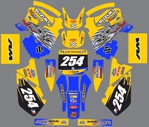 Decals for Suzuki RM250 RM125 RM 125 250 GRAPHICS 1996-1998 stickers Dragon Troy - Picture 1 of 1
