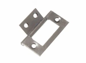 20 Pairs Of Cabinet Door Flush Hinges BZP Zinc Plated Steel 50mm (2 Inch) | Ones - Picture 1 of 1