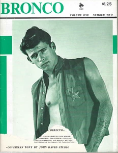 Vintage Bronco Magazine Volume 1 Number 2 - Beefcake Physique - 1966 - Picture 1 of 12