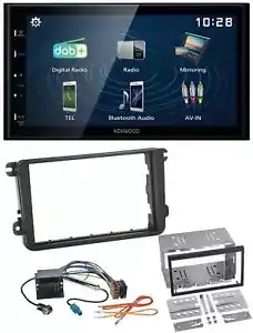 Kenwood 2DIN Bluetooth MP3 USB DAB Autoradio für VW Caddy Golf 5 6 Jetta ab 2003 - Bild 1 von 8