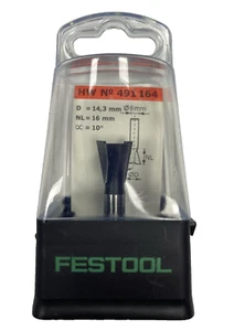 Festool Grat-/Zinkenfräser HW S8 D14,3/16/10° – 491164 - Bild 1 von 3