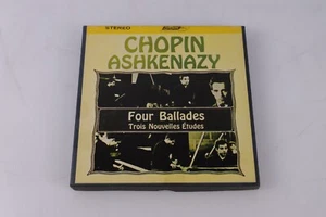 Chopin Four Ballads Ashkenazy Reel-To-Reel Tape 4 Trk 7-1/2IPS - Imagen 1 de 8