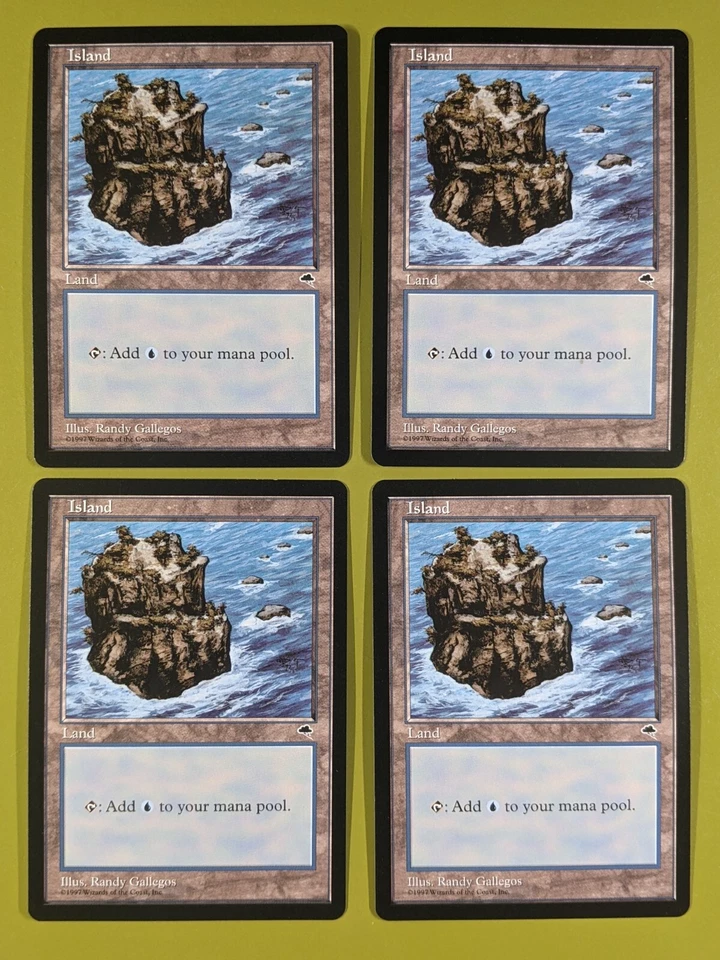 Island (Rocky Path) x4 Tempest 4x Playset Magic the Gathering MTG - Image 1 of 1