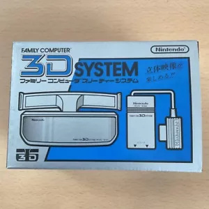Nintendo Family Computer 3D System 1987 Famicom NES Japanese Console Rare Unused