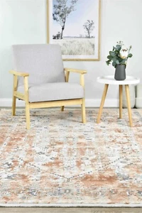 Oasis All Seasons Terracotta Large New Modern Floor Rug Mat Carpet *FREE POST - Picture 1 of 12