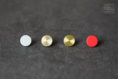Mini 7mm/8mm Brass White Copper Camera Shutter Release Button for Fujifilm Leica - Image 1 of 4