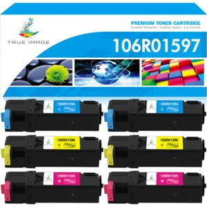 6PK 106R01597 Compatible for Xerox High Yield Toner Phaser 6500 WorkCentre 6505 - Picture 1 of 12