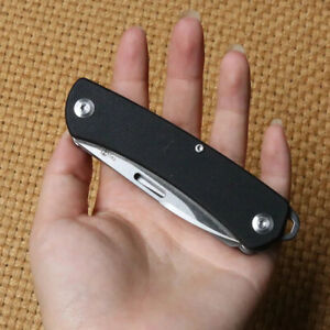 Multi-tool Tanto Folding Knife Pocket Hunting Survival Camping 14C28N Steel G10