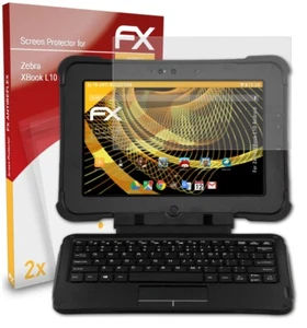 atFoliX 2x Screen Protection Film for Zebra XBook L10 Android matt&shockproof - Afbeelding 1 van 8