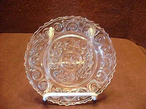Antique 19ThC Boston & Sandwich 6" Acorn Motif Flint Glass Plate C1835 - Picture 1 of 3