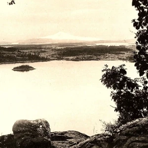 c.1940 Vancouver Island BC Mt. Baker Malahat Drive Sawluctus Island RPPC Saanich - Imagen 1 de 3