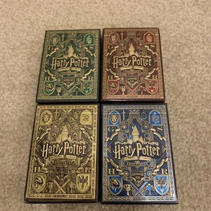 Harry Potter Set of 4 Premium Playing Cards Collectible Theory 11 Houses Theme - Bild 1 von 14